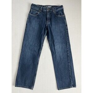 Carhartt Men's Blue Denim Jeans Traditional Fit Work Pants Relaxed Size 30x29